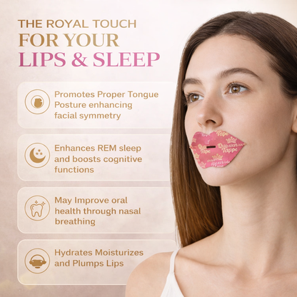 Oak & Vale® DreamSeal™ Collagen Sleep Strips — Hydrating Night Tape for Deeper Sleep & Softer Lips